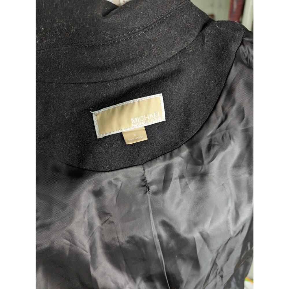 Michael Kors Black Peacoat 8 - Picture 10 of 10
